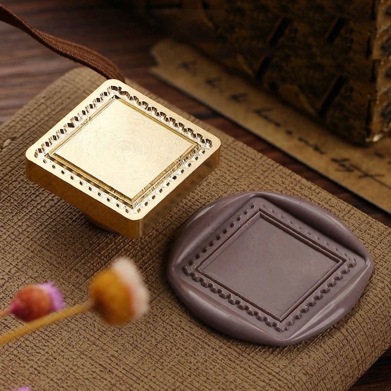 Photo Frame Series Sealing Wax Stamp Head Fire Paint Seal Wax Stamp Heads For DIY Scrapbooking Envelope Wedding Party Invitation