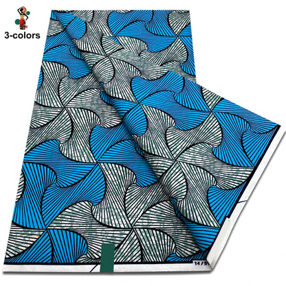 2025 Veritable Wax Guaranteed Real Wax Print Fabric dutch hollandais Pagne African Wax Fabric 6 yards