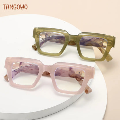 TANGOWO Plus Reading Glasses Women High Quality Eye Glass for Man Men Sunglasses Graduated Lenses to Read Women's Eyeglass Frame