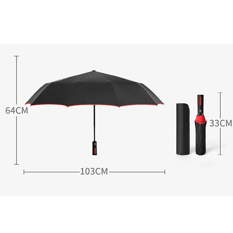 For Peugeot 206 5008 207 208 301 308 407 408 508 2008 3008 4008 GT RCZ GTLine Car Automatic Folding Windproof Sunshade Umbrella