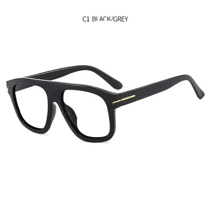 Oversized Square Reading Glasses Woman Men Decoration Retro Eyeglasses Trendy Anti Blue Light Single Focus Presbyopic Glasse