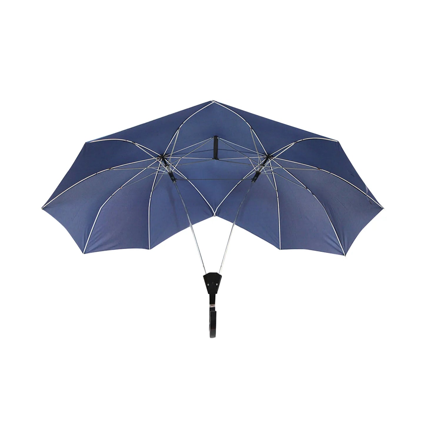 Convenient Umbrella Manual Closing Double Umbrella Large Area Coverage Sun Protection Couple Umbrella Rain-Roof