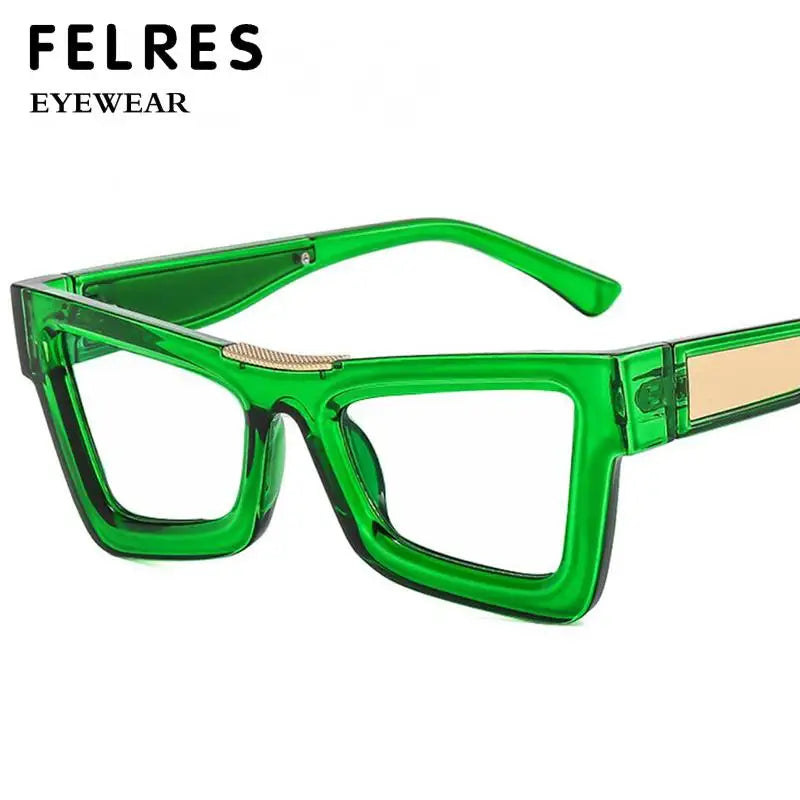 Fashion Personality Colorful Cat Eye Reading Glasses Women Men Luxury Big Frame Anti Blue Light Glasses Presbyopia Eyeglasses