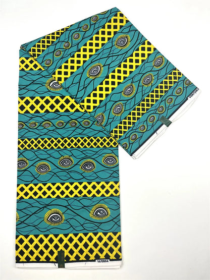 Dutch Ankara Wax Print Fabric High Quality Wax African Hollandais Fabric 100% Cotton Soft African Veritable Real Wax for Dress