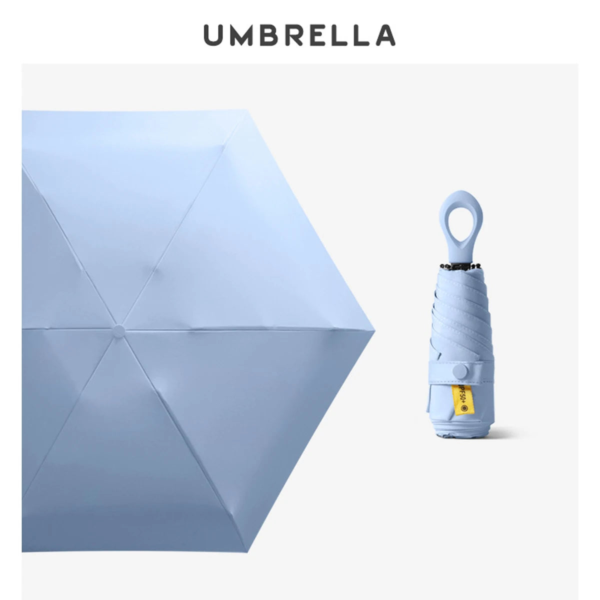 Lightweight Mini Foldable Rain Umbrella Traveling Size Sun Umbrella for Outdoor Use Sun Protections