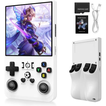 AISLPC R36MAX Handheld Game Console 4.0 Inch 64/128GB RK3326 Chip Retro Portable Video Game Player Open Source Pocket Console