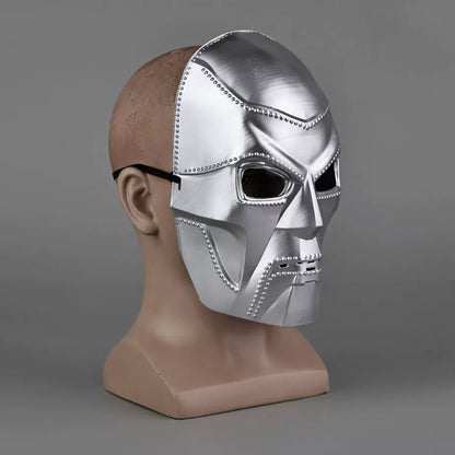 Doctor Doom Victor von Doom Cosplay Mask Adult Unisex Plastic Helmet, Halloween Carnival Roleplay Costume Accessory