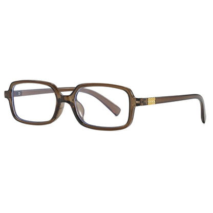4pcs New Fashion Women Small Square Eyeglasses Frame Outdoor Casual Eyeglasses Anti Blue Light Eyewear Rivet Glasses Unisex