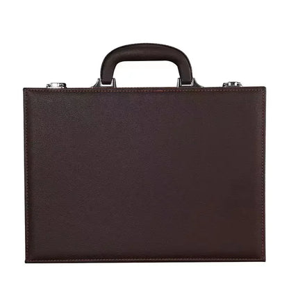 Men's Women's handbags Room Delivery Box Toolbox Information Storage Bag Suitcase Key Leather Business File Box