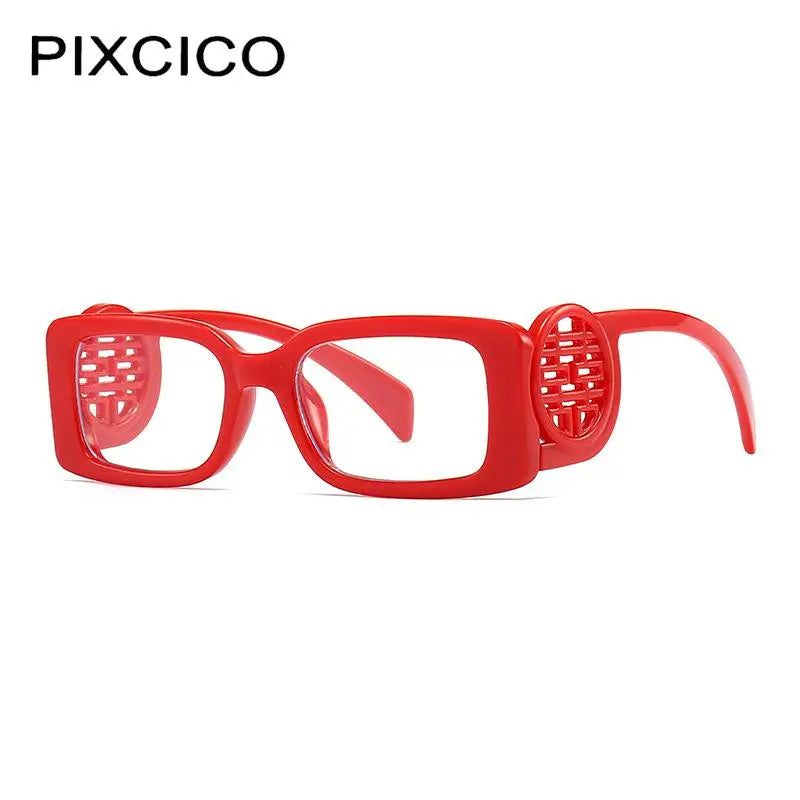 R56489 New Chinese Style Women's Reading Glasses+100+200+300 Personalized Leg Box Presbyopia Glasses Prescription Glasses