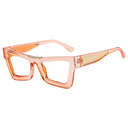 Fashion Personality Colorful Cat Eye Reading Glasses Women Men Luxury Big Frame Anti Blue Light Glasses Presbyopia Eyeglasses