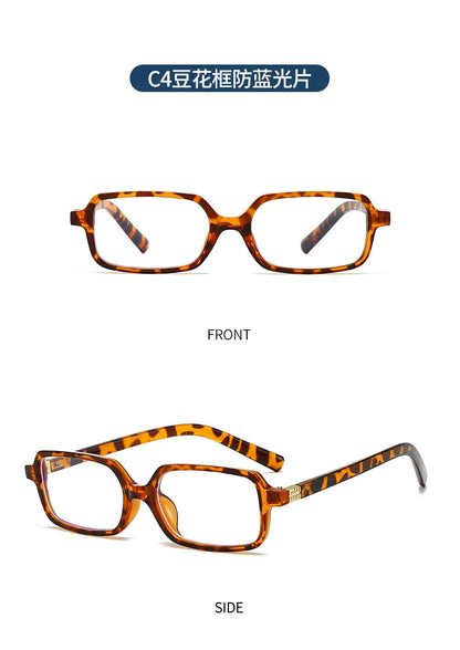 Computer Glasses Frame Women Men Anti Blue Light Rectangle Eyewear Blocking Glasses Optical Spectacle Eyeglass Square