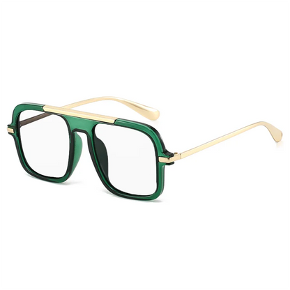 Large Square Anti Blue Light Reading Glasses Men Women Brand Design Finished Prescription Optical Glasses Customized Diopter