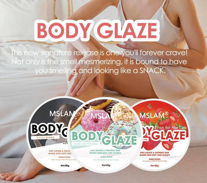 Body Glaze Body Butter Whipped Body Butter for Women, Butter Body Moisturizer for Women Anti Aging Body Cream Leaves Skin Soft