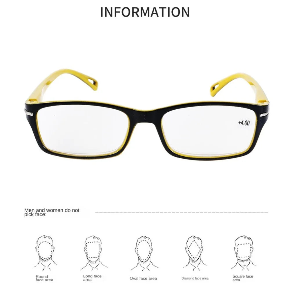Reading Glasses for Men Women Sports Anti-blue Light Presbyopia Eyeglasses High Definition Computer Magnifying Eyewear +1.0 +4.0