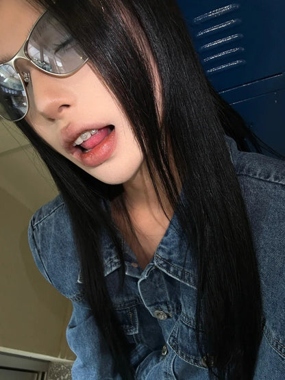 Y2k Sunglasses Women Men Cat Eye Designer Hot Girl Sun Glasses Steampunk Metal Frame Shades Uv400 Eyewear Eyeglasses 선글라스