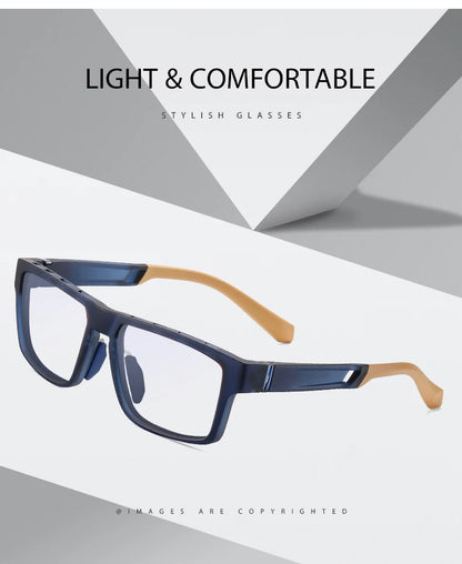 Men TR90 Anti Fog Eyeglasses Frame Blue Light Blocking Lenses Women Computer Glasses Prescription Myopia Reading Eyewear Frame