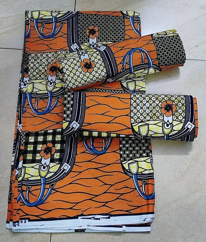 African Wax Fabric High Quality Wax Nigerian Ankara Block Prints New Arrivals Batik Fabric Dutch Pagne 100% Cotton For Sewing