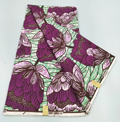 2025 Newest Veritable Original Super-W Guaranteed Dutch Hollandais Pagne Real Wax Print Fabric African Dress 100% Cotton 6 yard