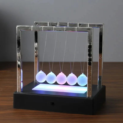 Newtons Cradle Early Fun Development Educational Desk Toy Gift Newton's Cradle Ball Metal Pendulum Ball Educational Desk Toys