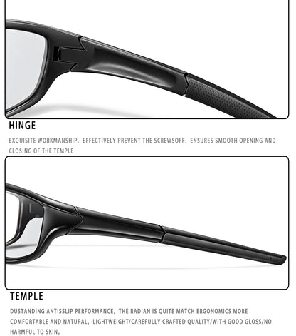 New Style Photochromic Cycling Eyewear Men Women MTB Bike Running Fishing Glasses Comfortable Brand Bicycle Goggles UV400