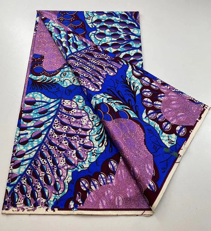 100%Certified Grand Super African Wax Nigerian GlitterGlam Gold Embellished Ankara Wax Printed Fabric Real Original For Sewing