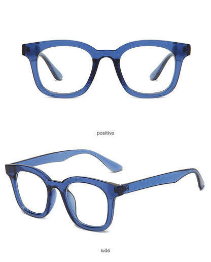Retro Classic Square Reading Glasses Women Men Small Frame Clear Len Presbyopic Eyeglasses Anti Blue Light Computer Glasses Hot