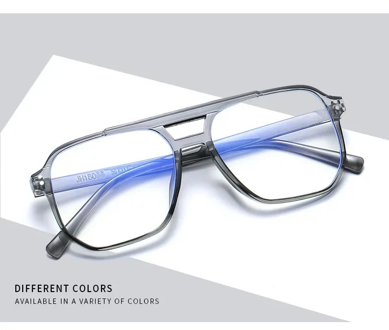 Transparent Computer Glasses Frame Women Men Anti Blue Light square Eyewear Blocking Glasses Optical Spectacle