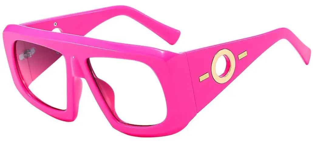Big Square Anti Blue Light Reading Glasses Elegant Luxury Green Purple Gradient Eyeglasses Frames Prescription Hyperopia Eyewear