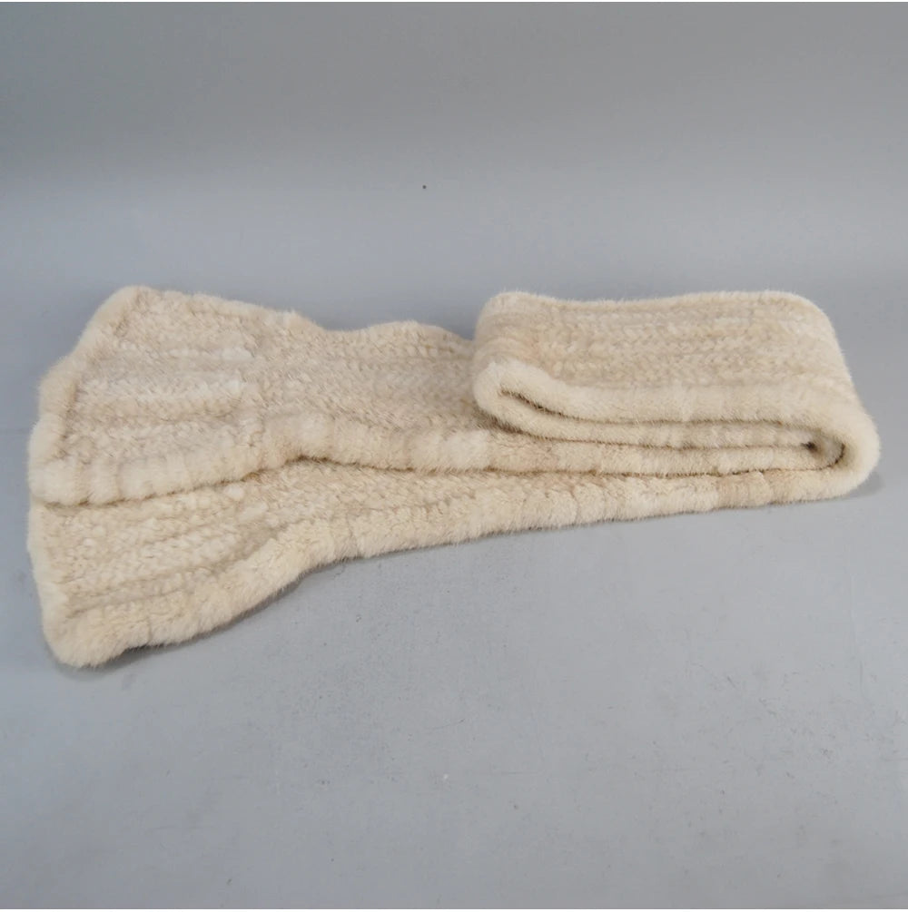 2024 Lady Luxury Authentic Mink Fur Shawl Scarf Winter 100%Natural Mink Fur Real Scarf Shawl Fashion Genuine Mink Fur Ponchos