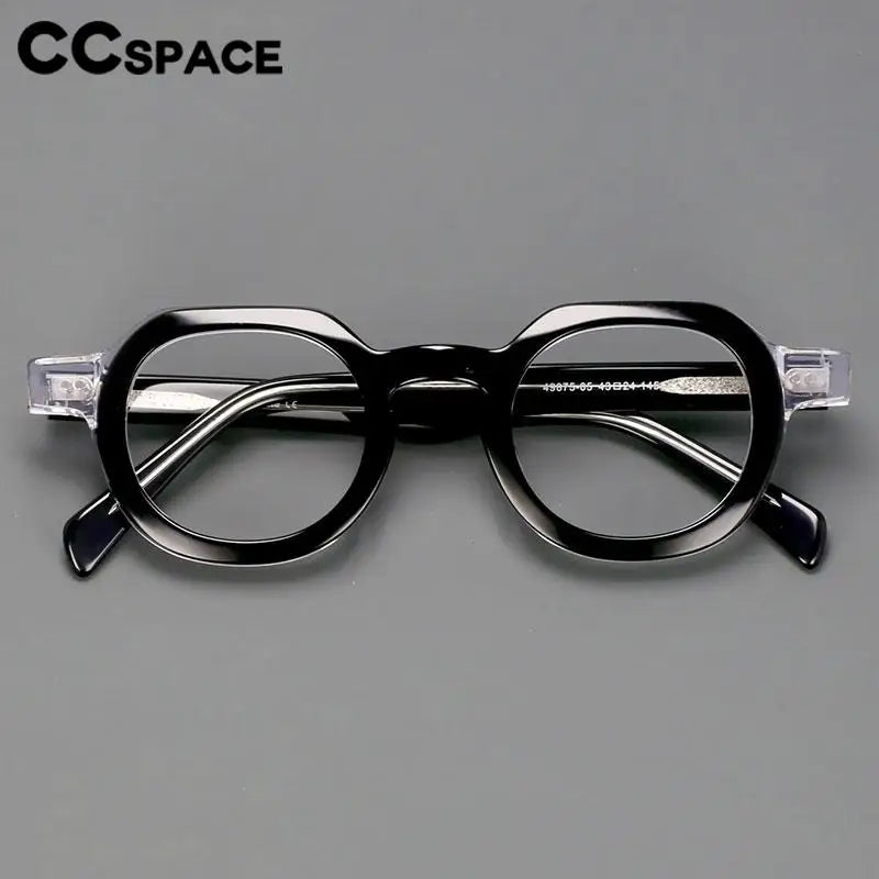 49875 Retro Anti Blue Light Acetate Optical Glasses Frames Men Women Fashion Computer Eyeglasses Customized Reading Glasses