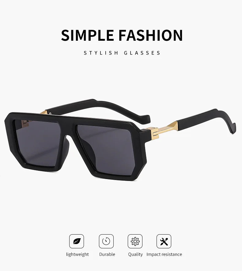 KOCOLIOR 2024 New Square Alloy Anti Blue Light Reading Glasses for Man and Woman Personalized and Fashionable Presbyopia Glasses