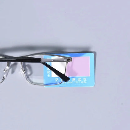 Double Color Oversize Frame Reading Glasses For Men And Women Anti blue Light High Quality Square Presbyopia Glasses+175