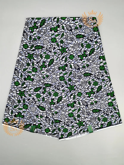 New 100% Cotton Original Real Wax Ankara Fabric 2021 African Print Fabric For Wedding Dress Tissue African Fabric Wax Fabric