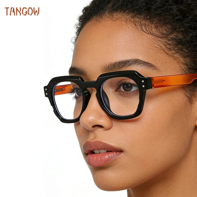 TANGOWO Blue Light Blocking Glasses for Men Lunette De Lecture Femme Reading Glass Man Eyeglass Frames Women Myopia Lenses Woman
