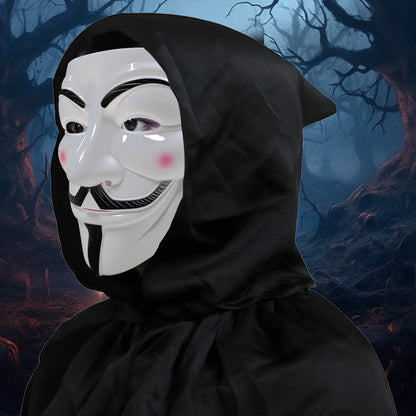 V Mask Anonymous Guy Fawkes Mask Halloween Mask Hacker Mask Horror Style Christmas Gift