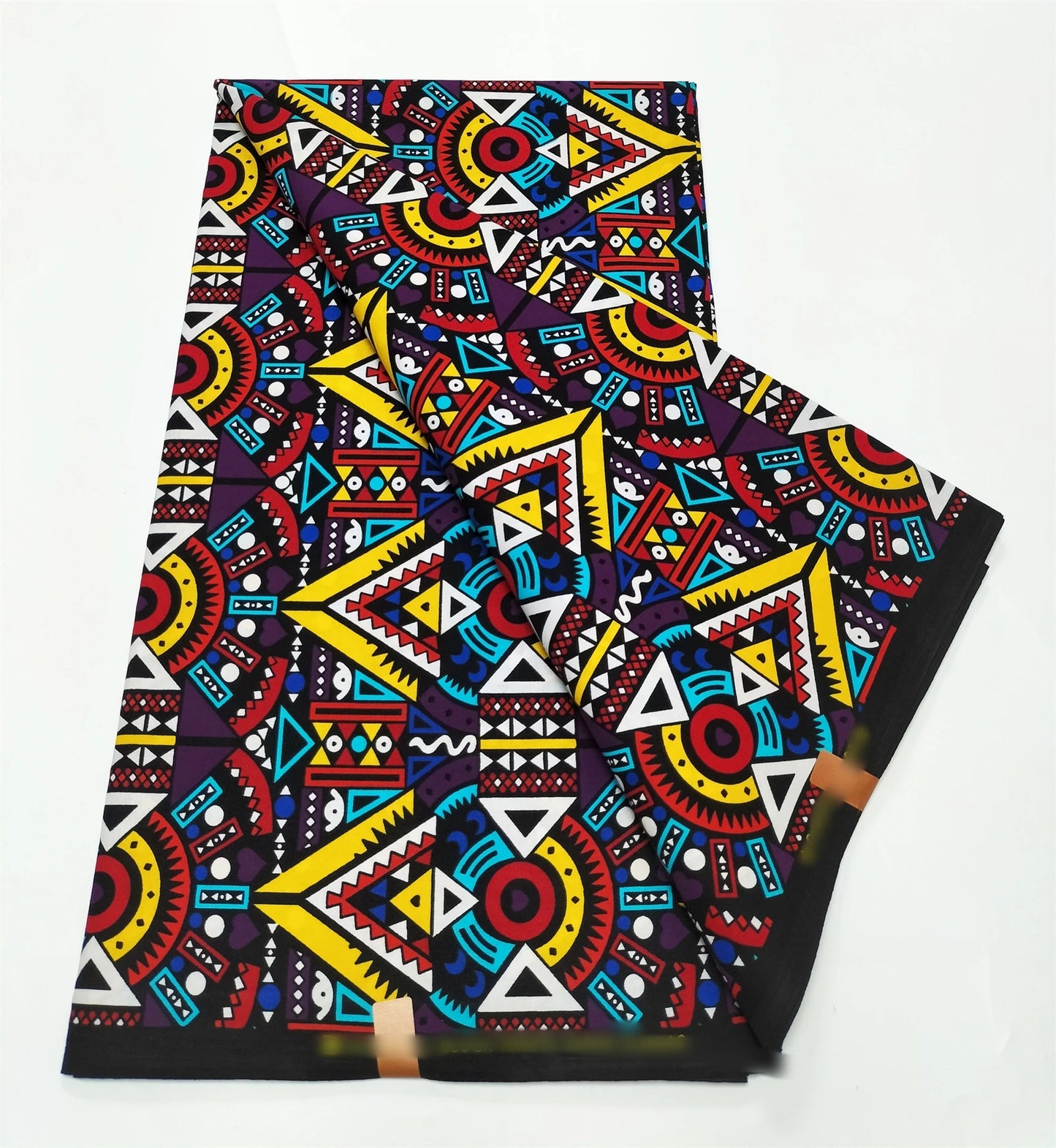 2025 Newest Ankara Real Wax Fabric Guaranteed Veritable African Wax Print Pagne Fabric 100% Cotton 6 Yards Ghana Style Dresses