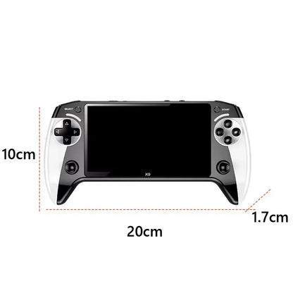 X9 Retro Handheld Game Console, Saker Game Console 5.5-Inch HD IPS Screen,20000+ Classic Games, Joystick Retro Video Game Player