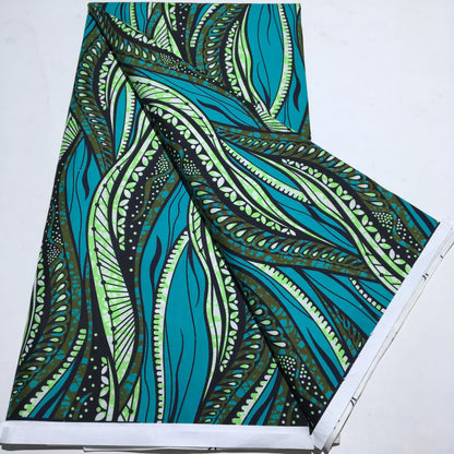 African New Wax Fabric Nigeria Ankara Wax Fabrics Newest Design Block Prints Batik Dutch For Dresses Sewing Cloth Materials
