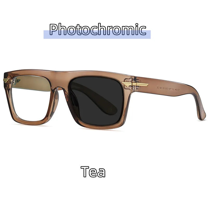 2022 Retro Big Square Frame Designer Reading Glasses Anti Blue Light Computer Eyeglasses Prescription Eyewear Diopters 0 to +6.0