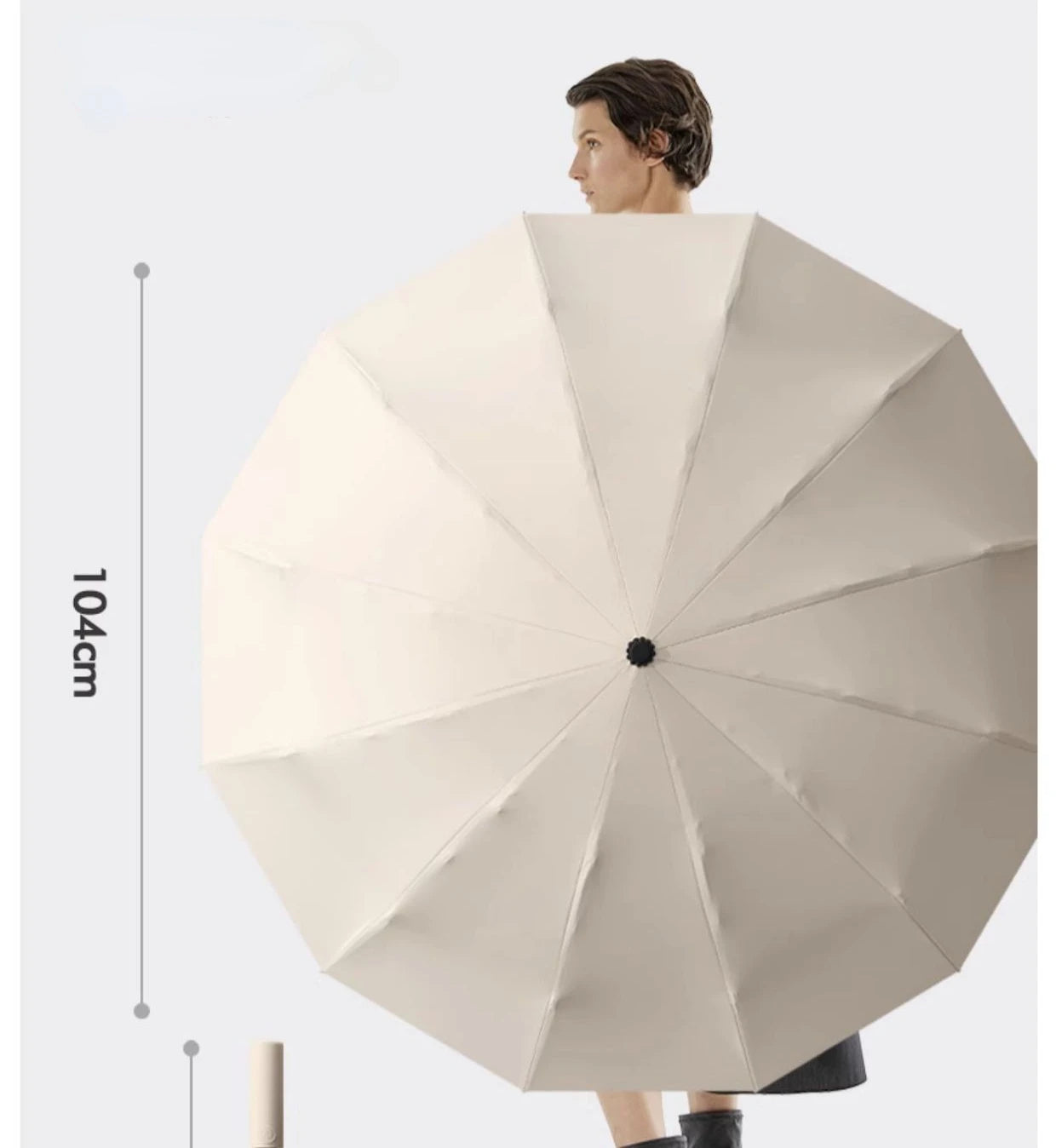 72 Bone Super Strong Windproof Automatic Folding Reinforced Large Rainproof Sun Protection   Women Men Umbrella