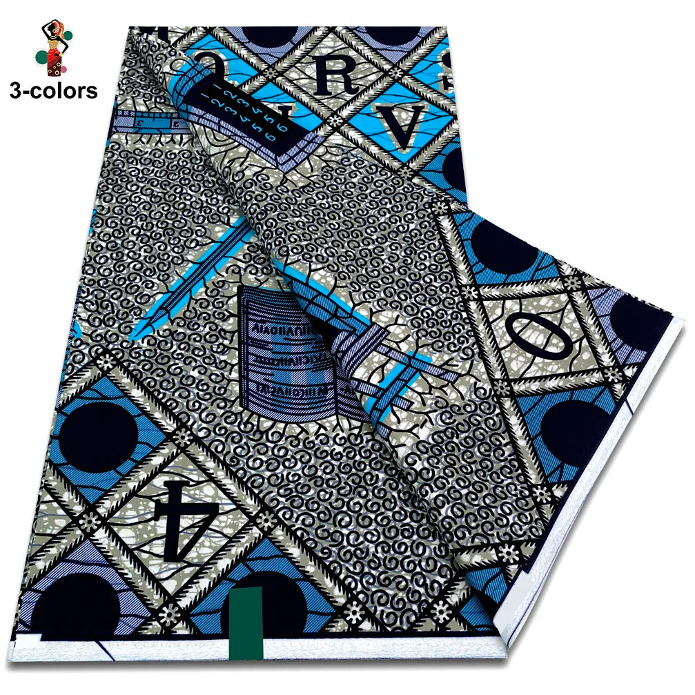 2025 Veritable Wax Guaranteed Real Wax Print Fabric dutch hollandais Pagne African Wax Fabric 6 yards