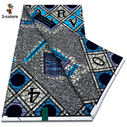 2025 Veritable Wax Guaranteed Real Wax Print Fabric dutch hollandais Pagne African Wax Fabric 6 yards