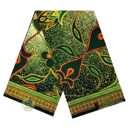 Dutch african Nigiar wax 100% Cotton Real Wax Pagne foVeritable Hollandais Dutch print High Quality fabric cloth 6yards