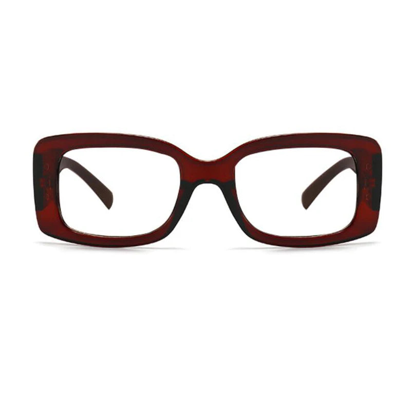 Vintage Black Square Reading Glasses Women 2025 Luxury Brand Blue Light Blocking Computer Presbyopia Eyeglasses Diopter 0~+ 6.00