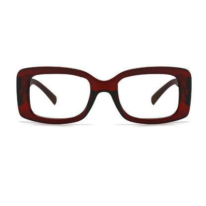 Vintage Black Square Reading Glasses Women 2025 Luxury Brand Blue Light Blocking Computer Presbyopia Eyeglasses Diopter 0~+ 6.00