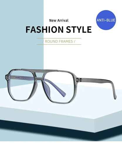 Transparent Computer Glasses Frame Women Men Anti Blue Light square Eyewear Blocking Glasses Optical Spectacle