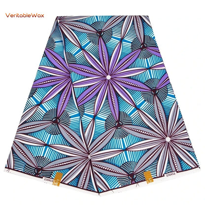 African Ankara Wax Fabric Patchwork Retro Style Double Prints Warp DIY Cloth Sewing Materials Africa Loincloth Polyester Tissu