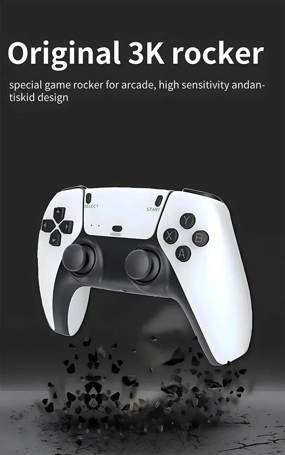 2026 New M15 Game Mini TV Handheld Game Console Wireless Gamepads Video Game 64G 20000+ Retro Game HD Output Two-player ﻿