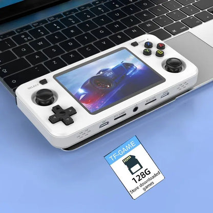 New R36H Game Console R36S Horizontal Retro Handheld Consolas Open Source Portable Pocket Video Player 64GB 3.5 Inch Boy Gift